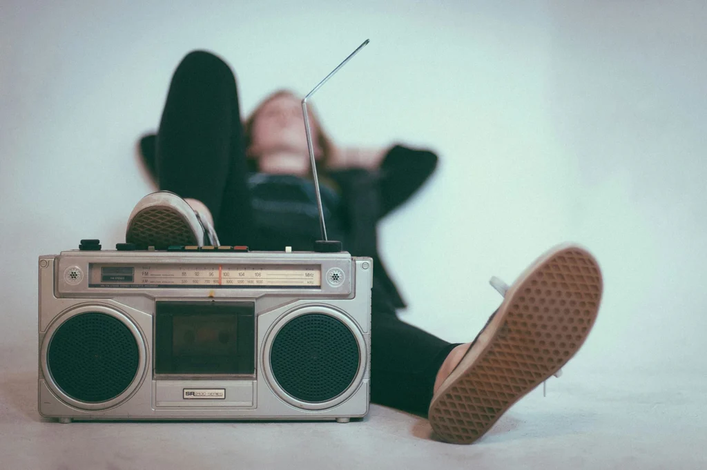 Reproductor de música vintage